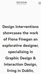 Mobile Screenshot of designinterventions.ie